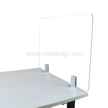 Standard Clear Anodized Acrylic Divider Metal Table Clamp